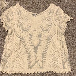 Express lace shirt